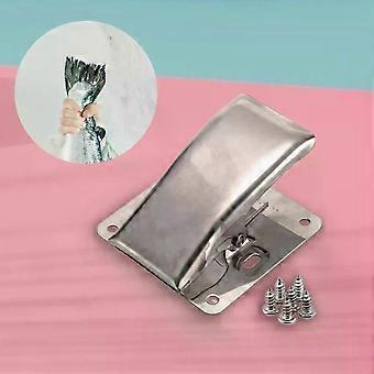 Fish Tail Clip with Screws Fish Cleaning Tools Home Efficient DIY Sturdy Outdoor Fillet Clamp for Scaling Table Bait Fish Clamp  zzys