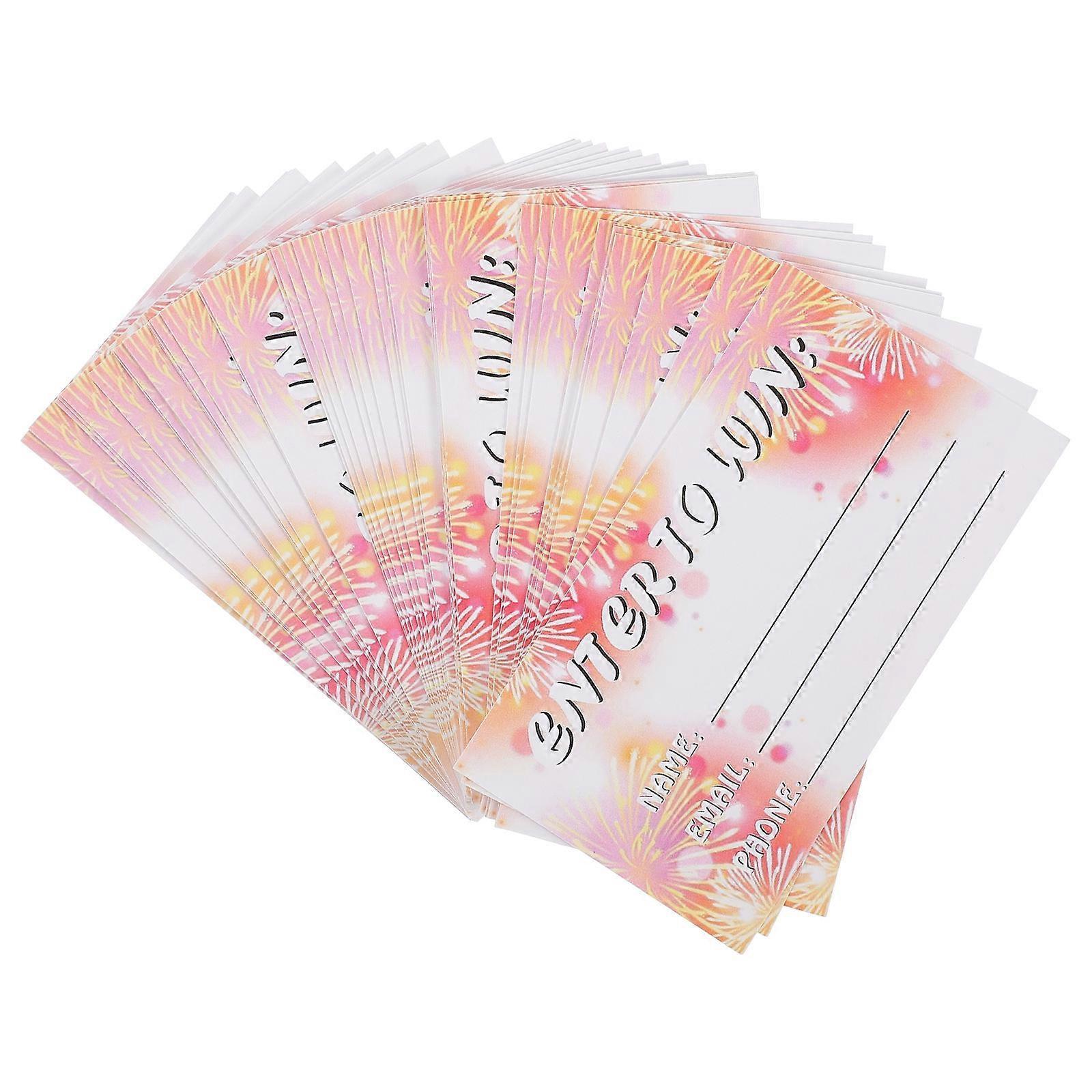 Multi Raffle Ticket Sheets Party Raffle Tickets compatible with Event Voting 100Sheets