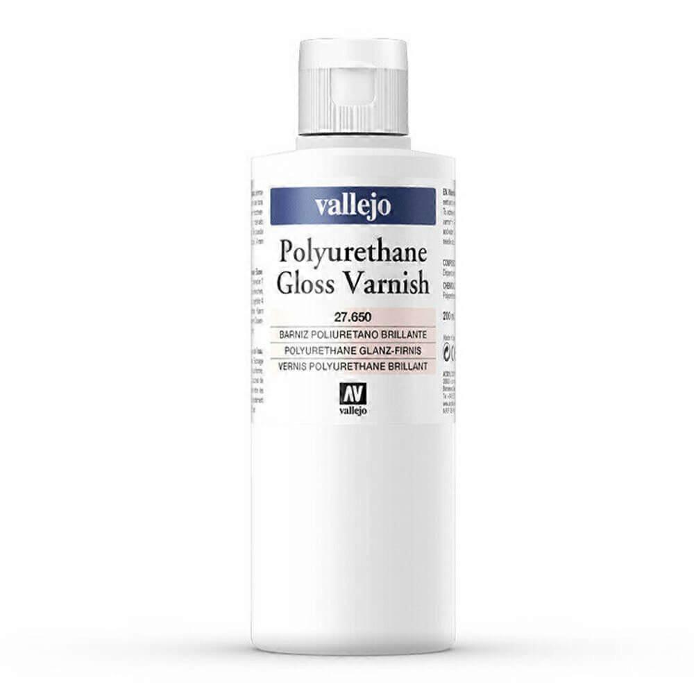 GLOSS Vallejo Waterbased Quick Drying Polyurethane Uv Resistant Varnish 200mL