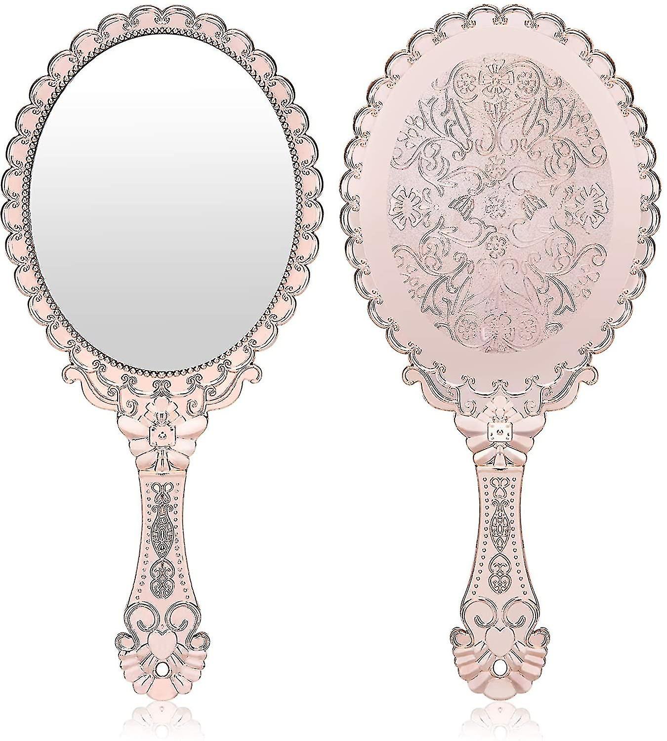 مرآة محمولة باليد عتيقة ، Yusong مرايا زخرفية صغيرة محمولة باليد