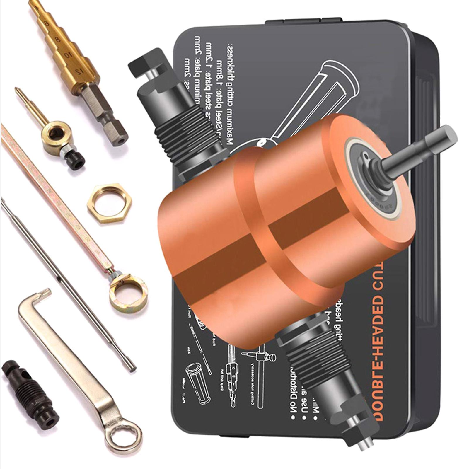 Double Tip Sheet Metal Cutting Nibbler Metal Saw Cutter