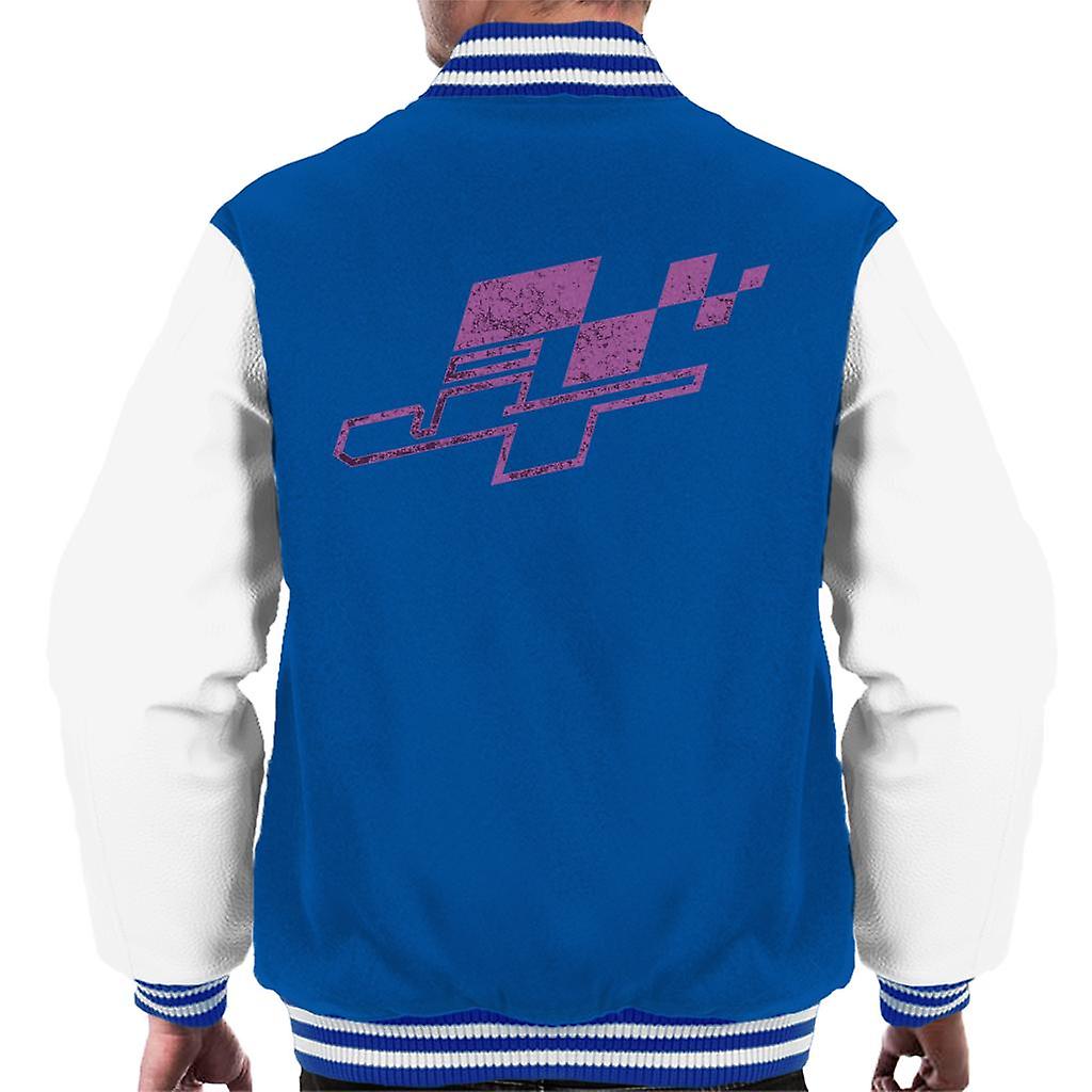 JT Racing Purple Logo Men's Varsity Jacket