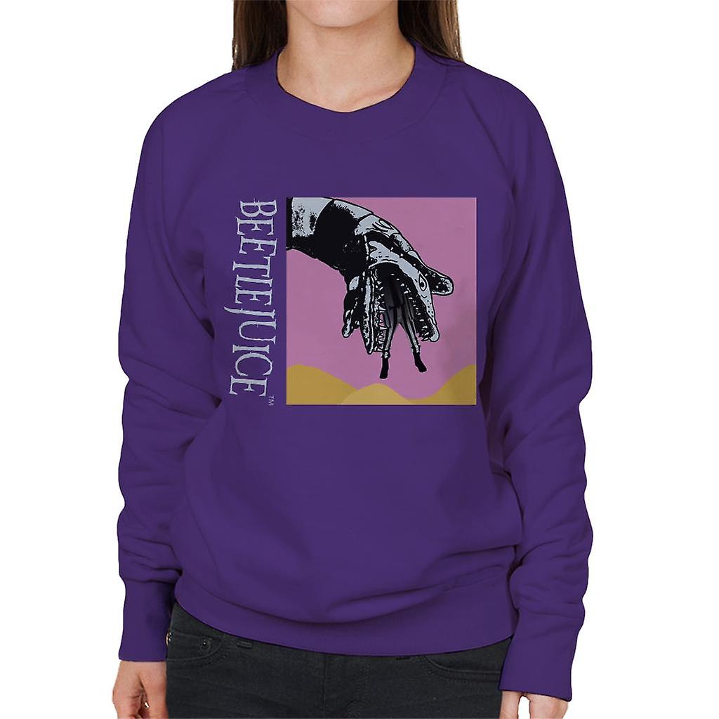 Beetlejuice Sandworm Pink Sky Women's Sweatshirt