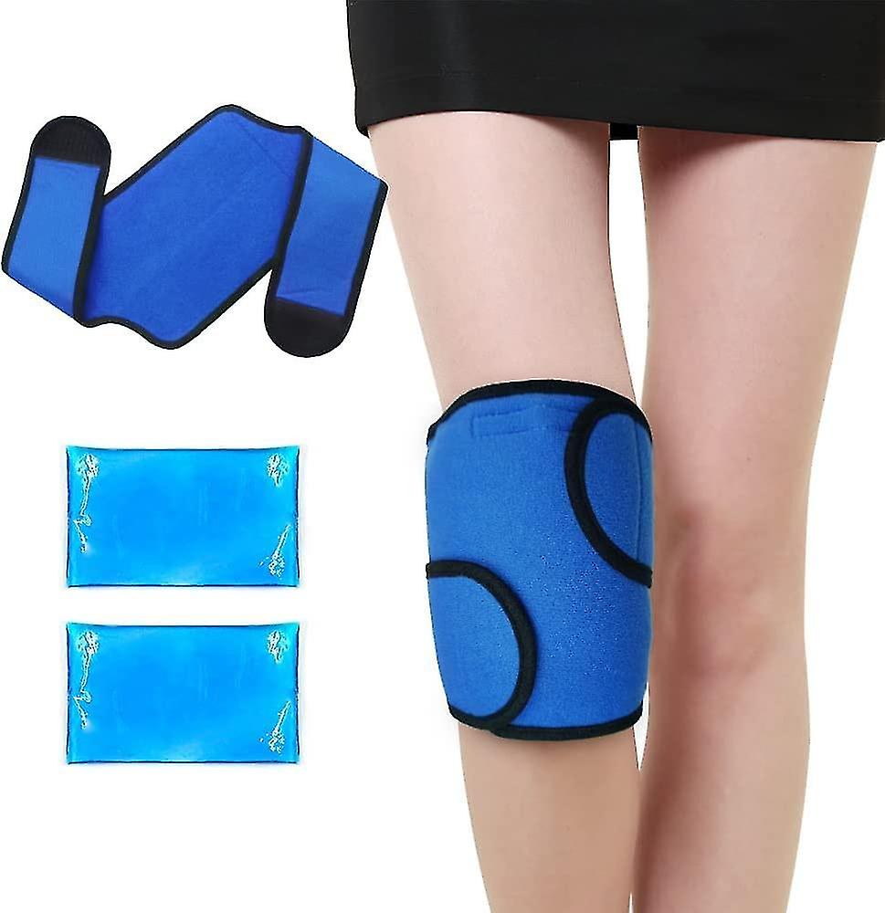 Knee Ice Pack Wrap For Knees Replacement Surgery Reusable Gel Hot Cold Packs