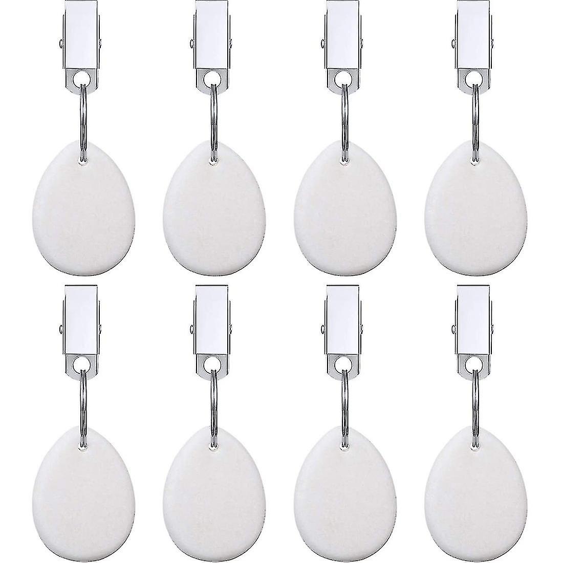 8pcs Tablecloth Weights Teardrop Table Cover Weights Metal Clip Tablecloth Pendant Stone Table Weig