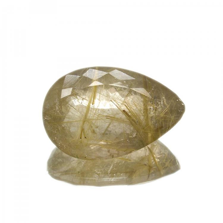42.65ct. Rutile Quartz Pear Cut awo15