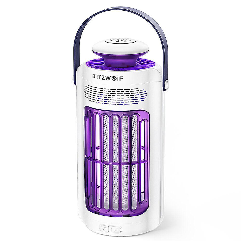 Uv Mosquito Killer Lamp 5w, Type-c Usb Rechargeable, 2000mah, Electric Shock & Airflow Suction