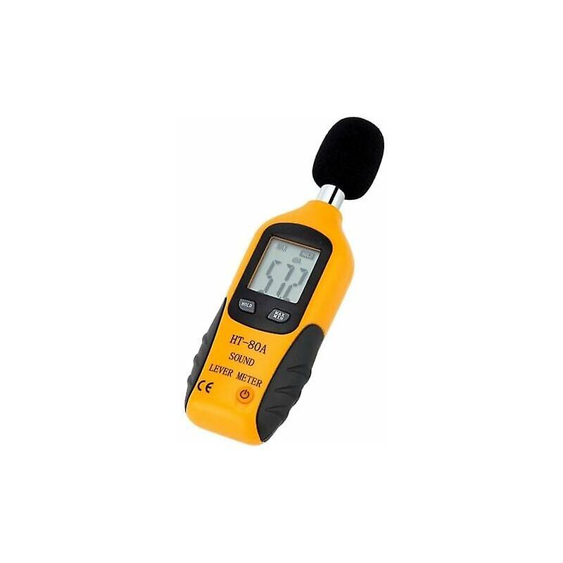Sound level meter 30-130dBA, professional decibel meter with backlit display, 1070g