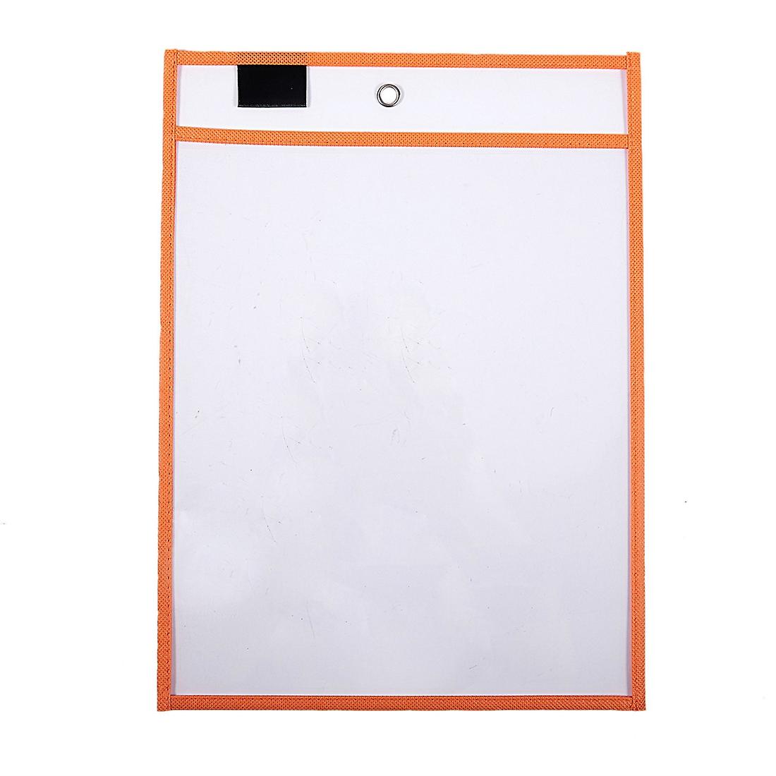 6 PCS A4 Erasable Hanging Transparent Document Dry Erase Bag