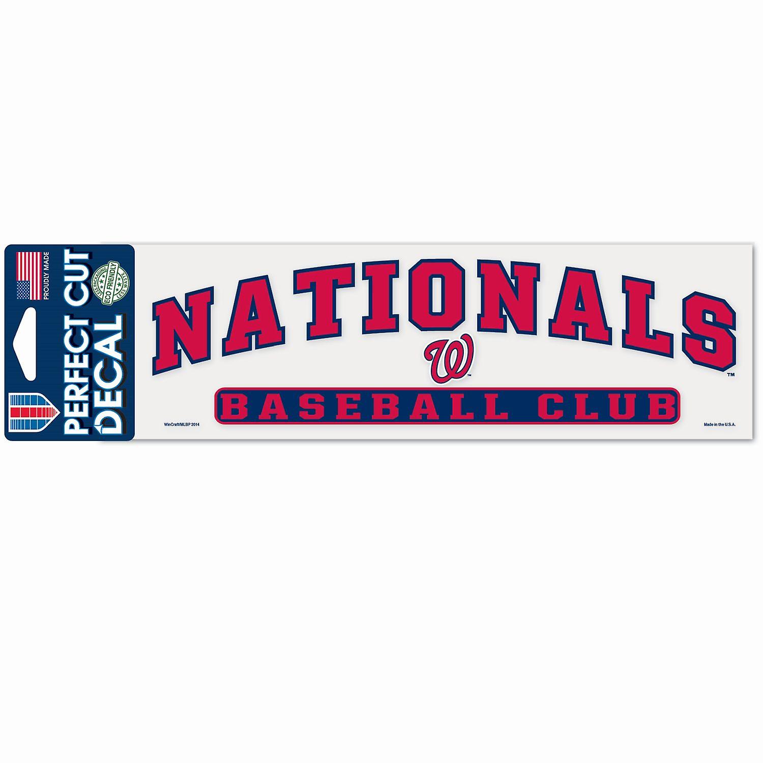 MLB Perfect Cut Αυτοκόλλητο 8x25cm Washington Nationals