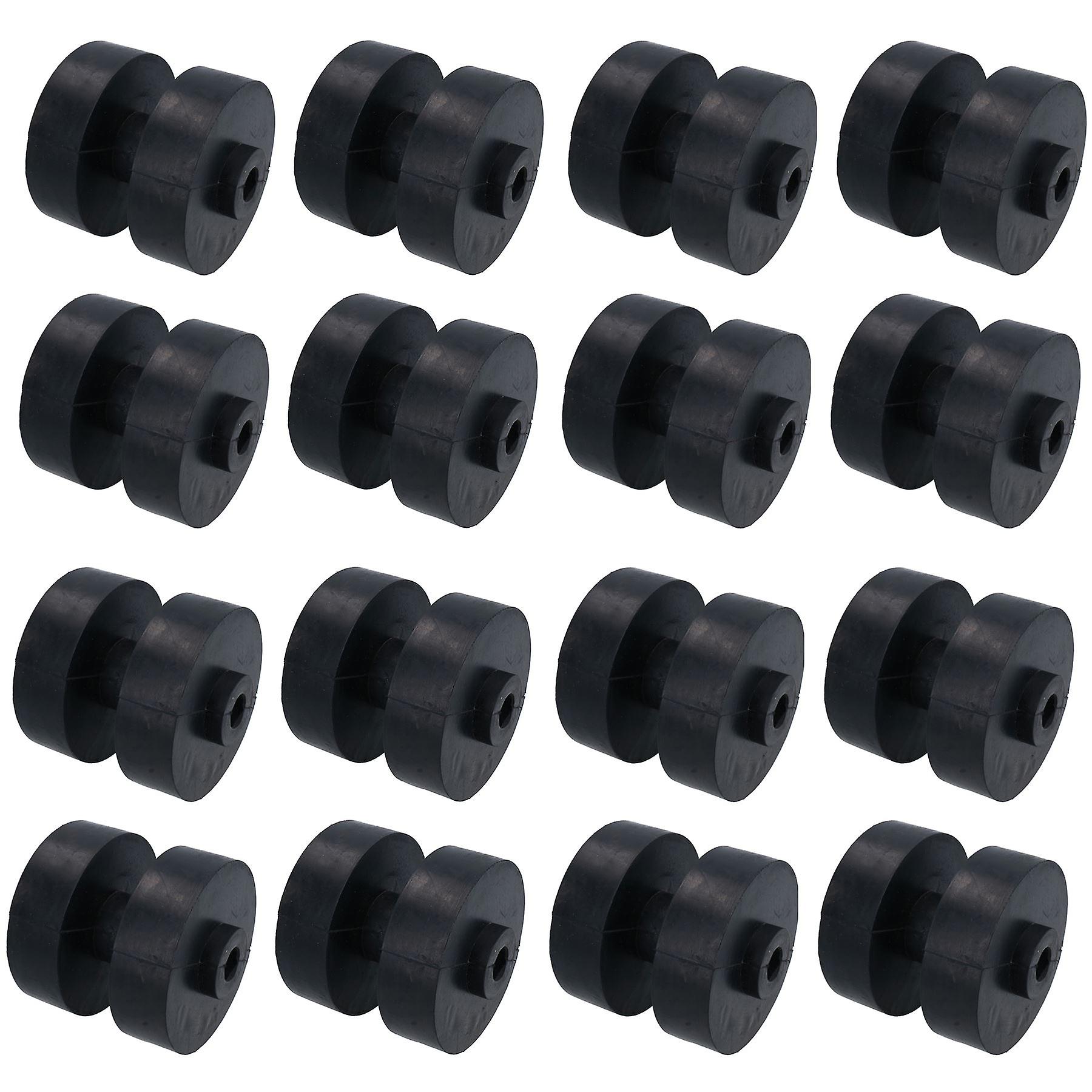 Boat / Jetski / Dinghy Trailer Double Roller Rubber 16mm Bore 16 Pack
