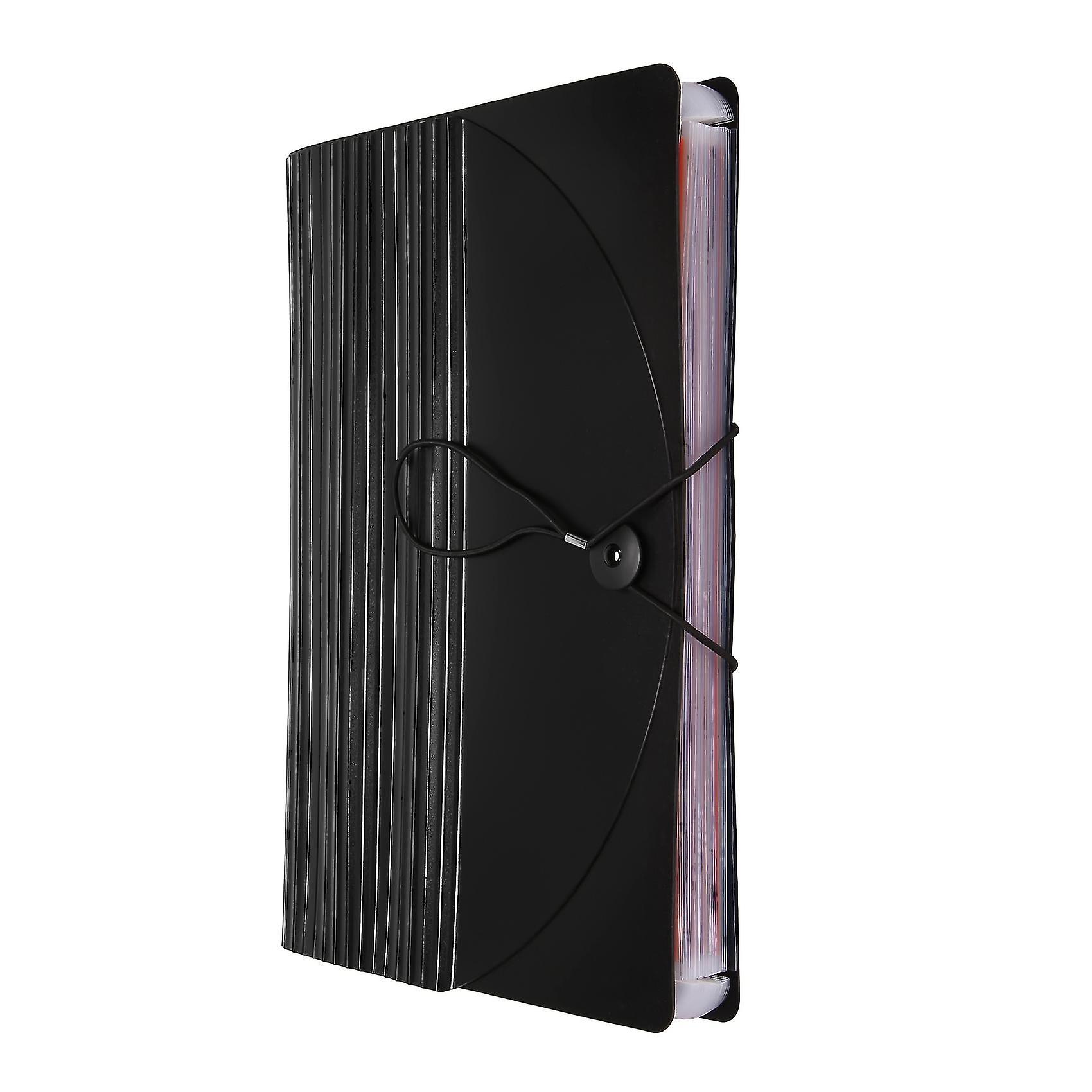 Expanding File Folder 24 Pockets Portable Rainbow A4 File Organiser Self Standing Accordion Documen