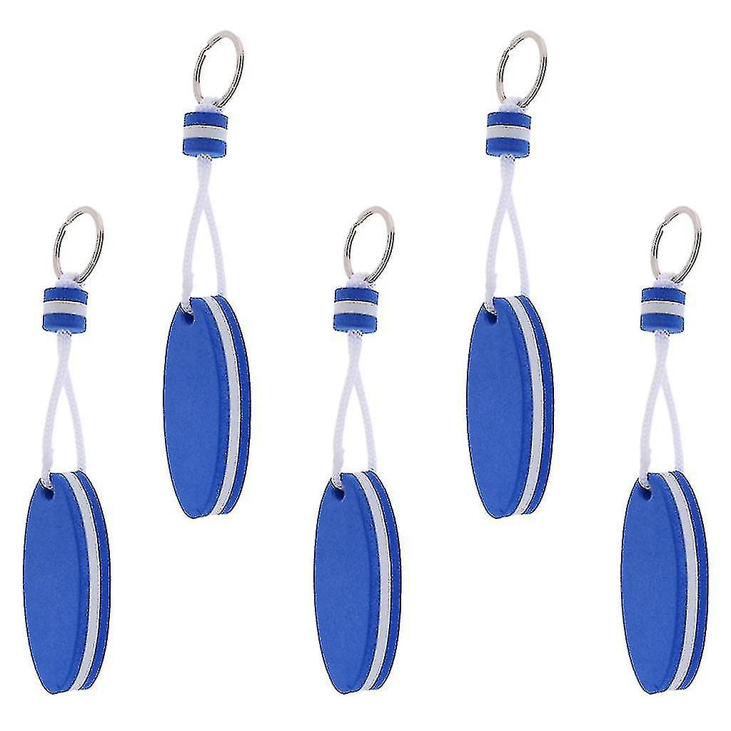 5pcs Marine Outboard Floating Keyring Sailing Kayak Fishing- Surfboard Shape