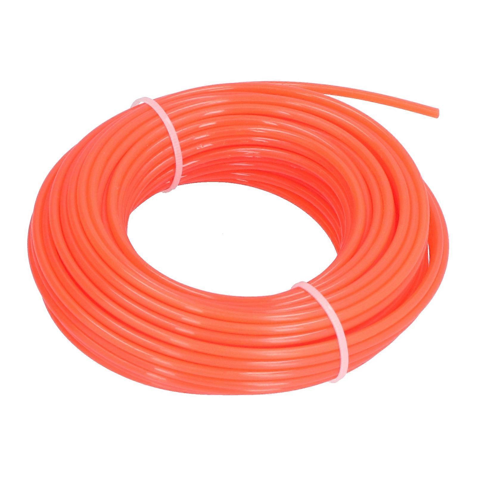 Yunxwd 2.7mm x 15m Trimmer Line, Heavy Duty Nylon Grass Cutting Trimmer Wire Cable Replacement for Home Garden Lawn Mower Trimmer