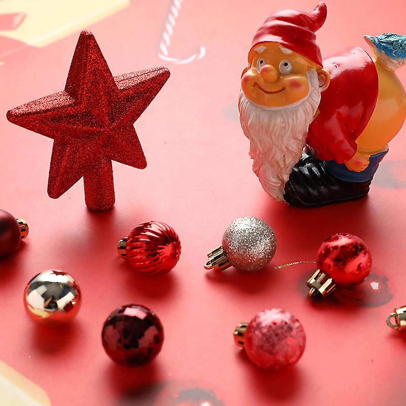 30 Pcs/set Christmas Tree Ornaments Balls Xmas Decorations New Year 2022 Gift