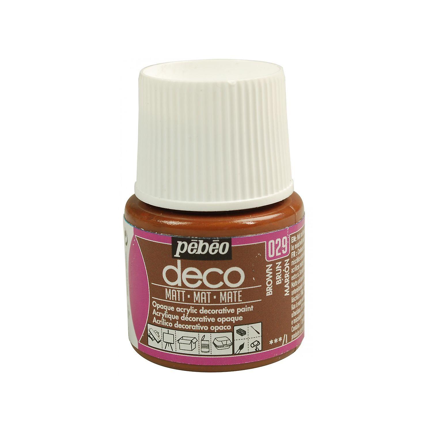Acrylic paint opaque matte - Brown - 45 ml