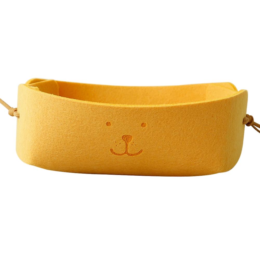 Multifunctional Foldable Felt Small Basket Desktop Keys Jewelry Storage Box