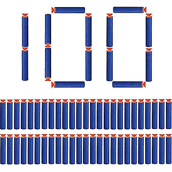 100 pezzi da 7,2 cm con ventosa, proiettili di ricarica per freccette in schiuma, accessori per Nerf N-strike Elite Series (ventosa)