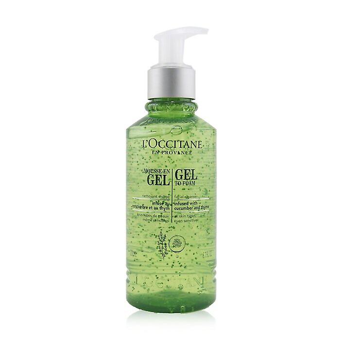 L'occitane Facial Cleanser - Gel To-foam (for All Skin Types, Even Sensitive) 200ml/6.7oz