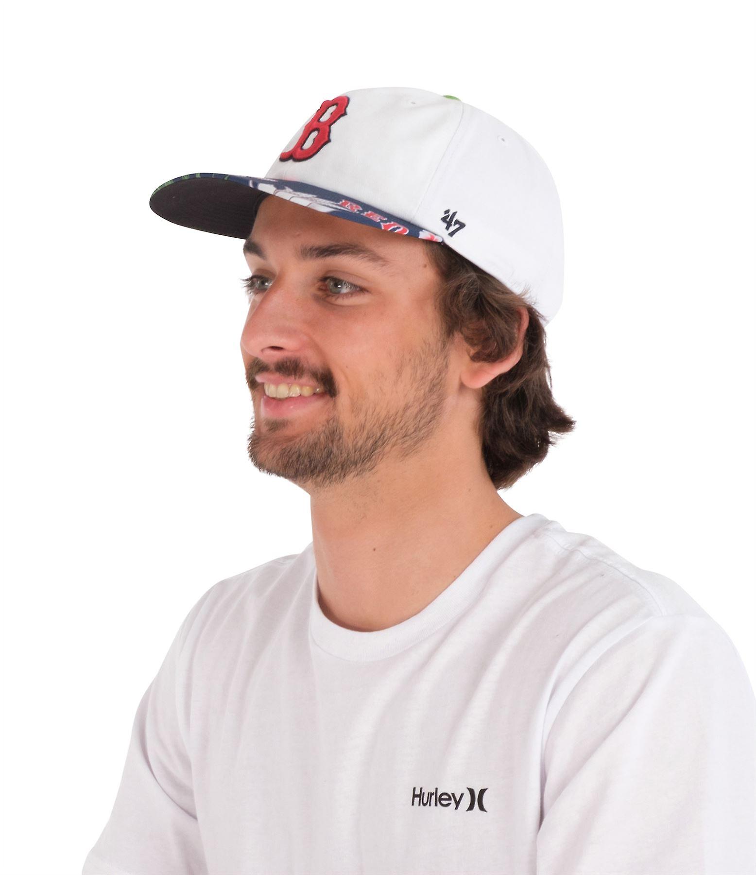 Hurley Men's Snapback 47 Captain Cap ~ Boston Red Sox