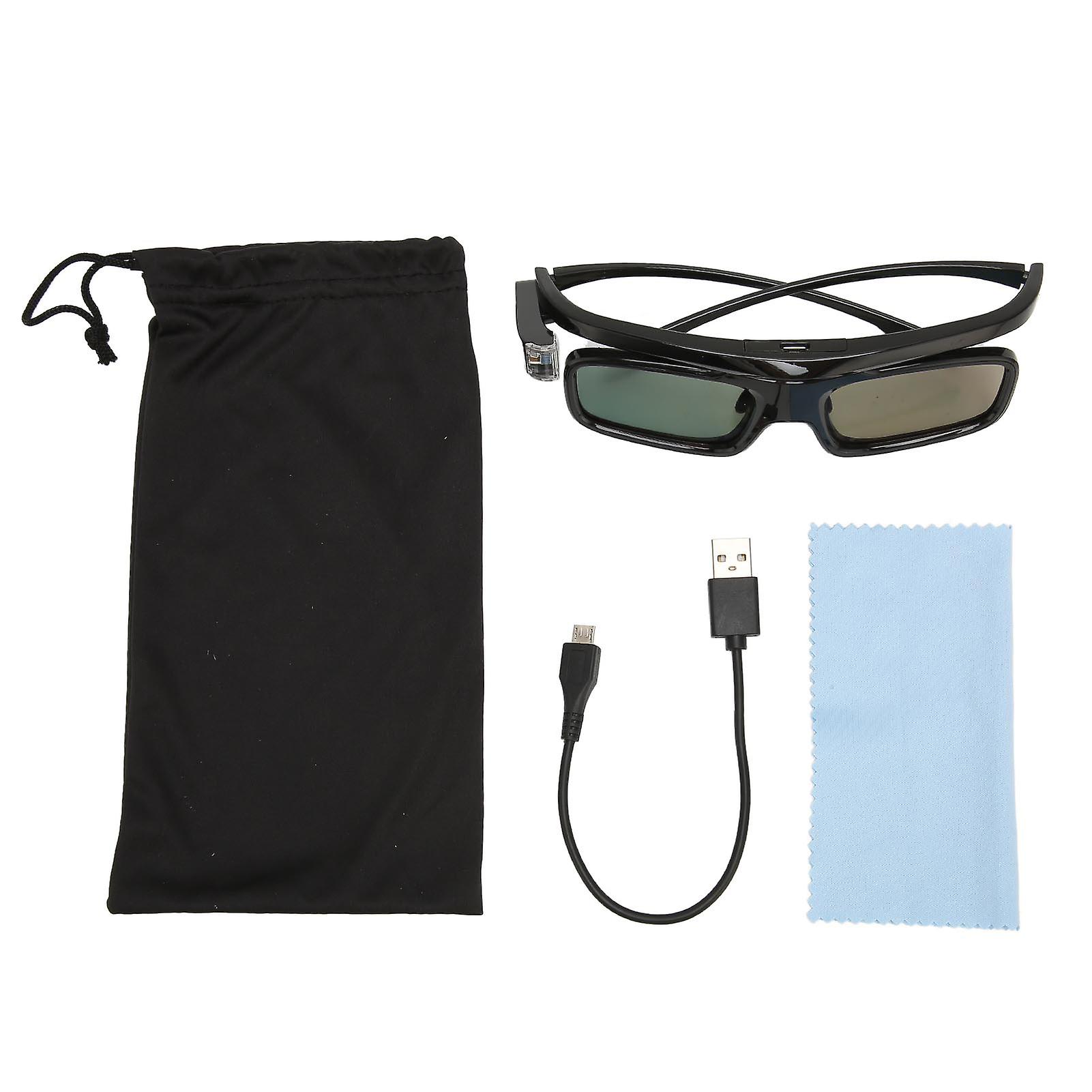 Professional 144Hz USB Rechargeable Active Shutter 3D Glasses for All DLP Link GL1800 3D Projectors