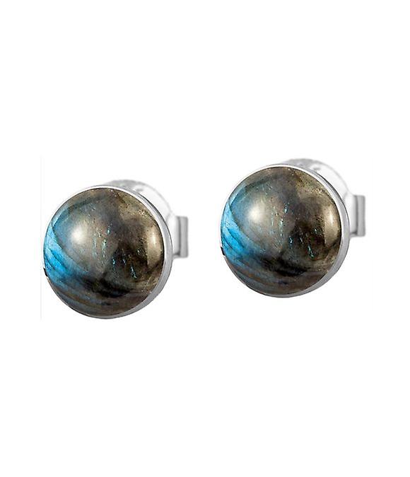 Jacques Lemans - Sterling Silver Studs met Labradorite - SE-O122B