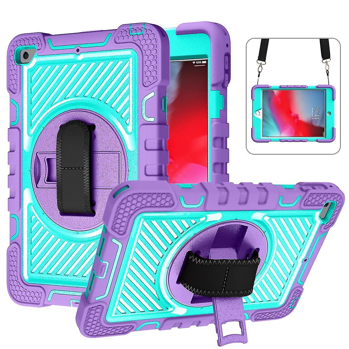 Silicone+pc Case For Ipad Mini (2019) / 4 Purple Mint Green