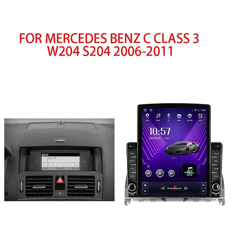 Android For Mercedes Benz C CLASS 3 W204 S204 2006-2011 Tesla Type Car Radio Multimedia Video Player