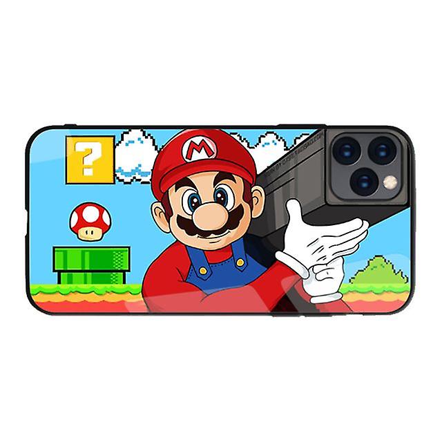 Super Mario Shockproof Tempered Glass Case for Apple iPhone 7 Plus / 8 Plus