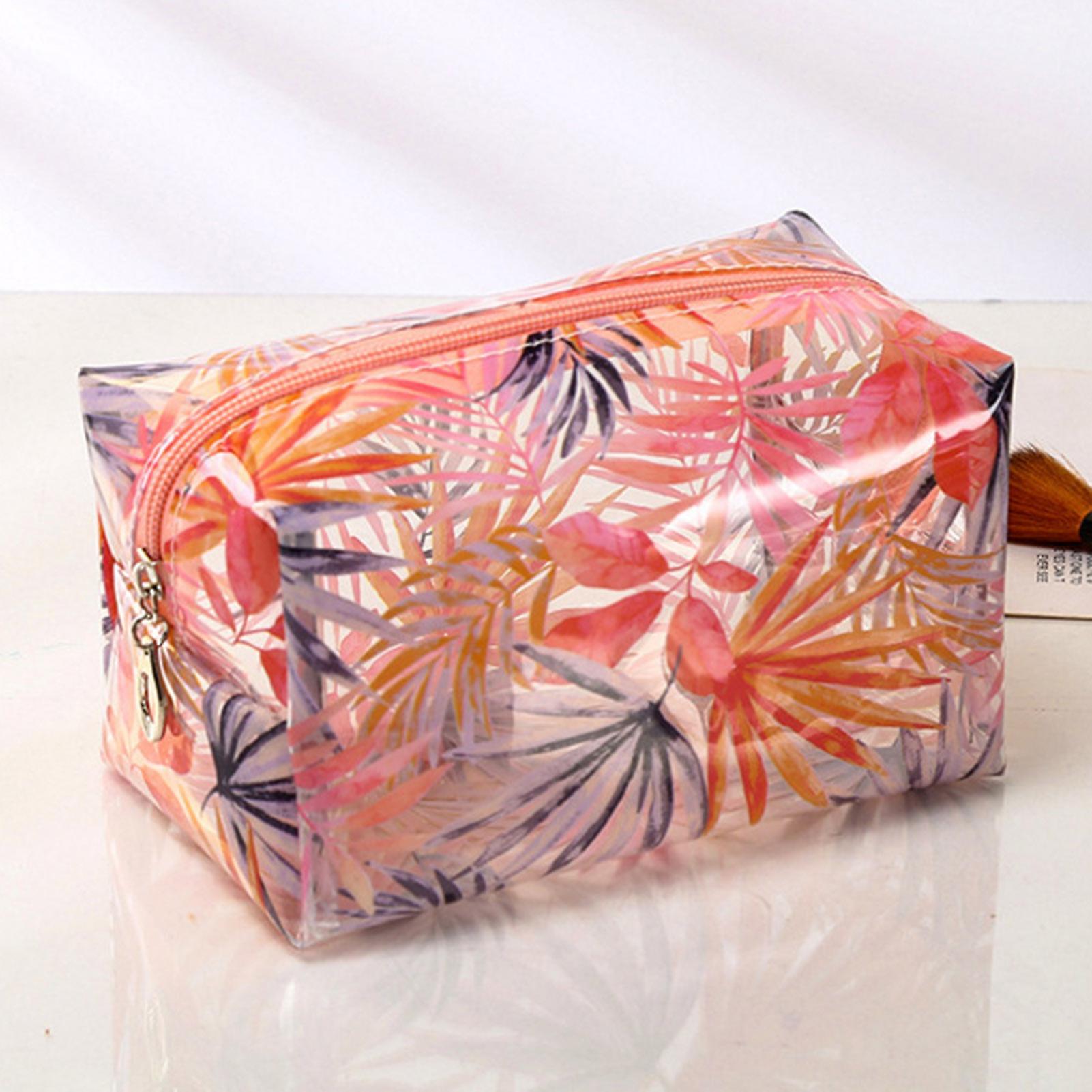 Transparent Travel Cosmetic Bag Compact and Lightweight Girl Pencil Case Suitable for Makeup Storage Supplies