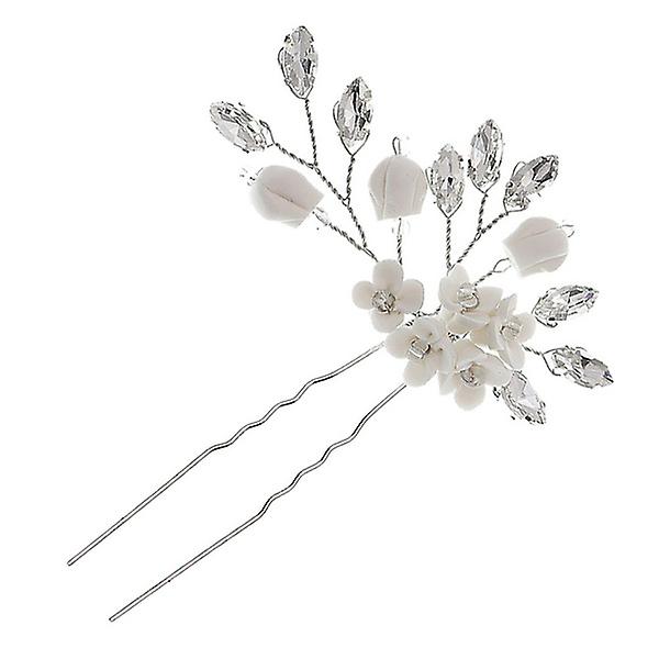 Durable Lightweight Decorative U-shaped  Hair Pin for Bride