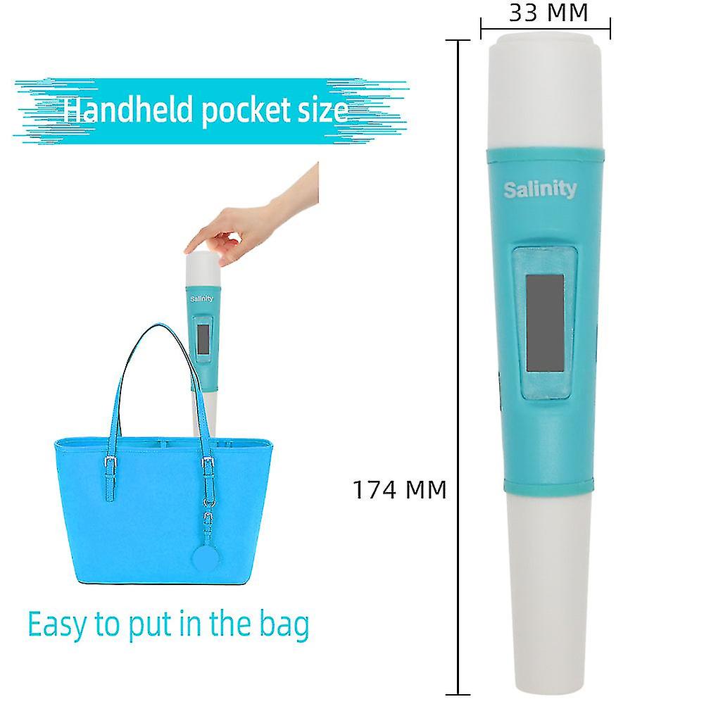 Sa-387s Salinity Meter Waterproof Salinometer Halometer Salt Gauge Salty Brine Seawater Food Salinity Tester With Retail Box