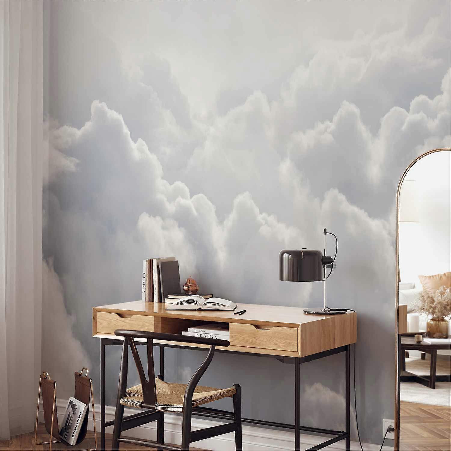 Seinämaalaus - pilvien keveys