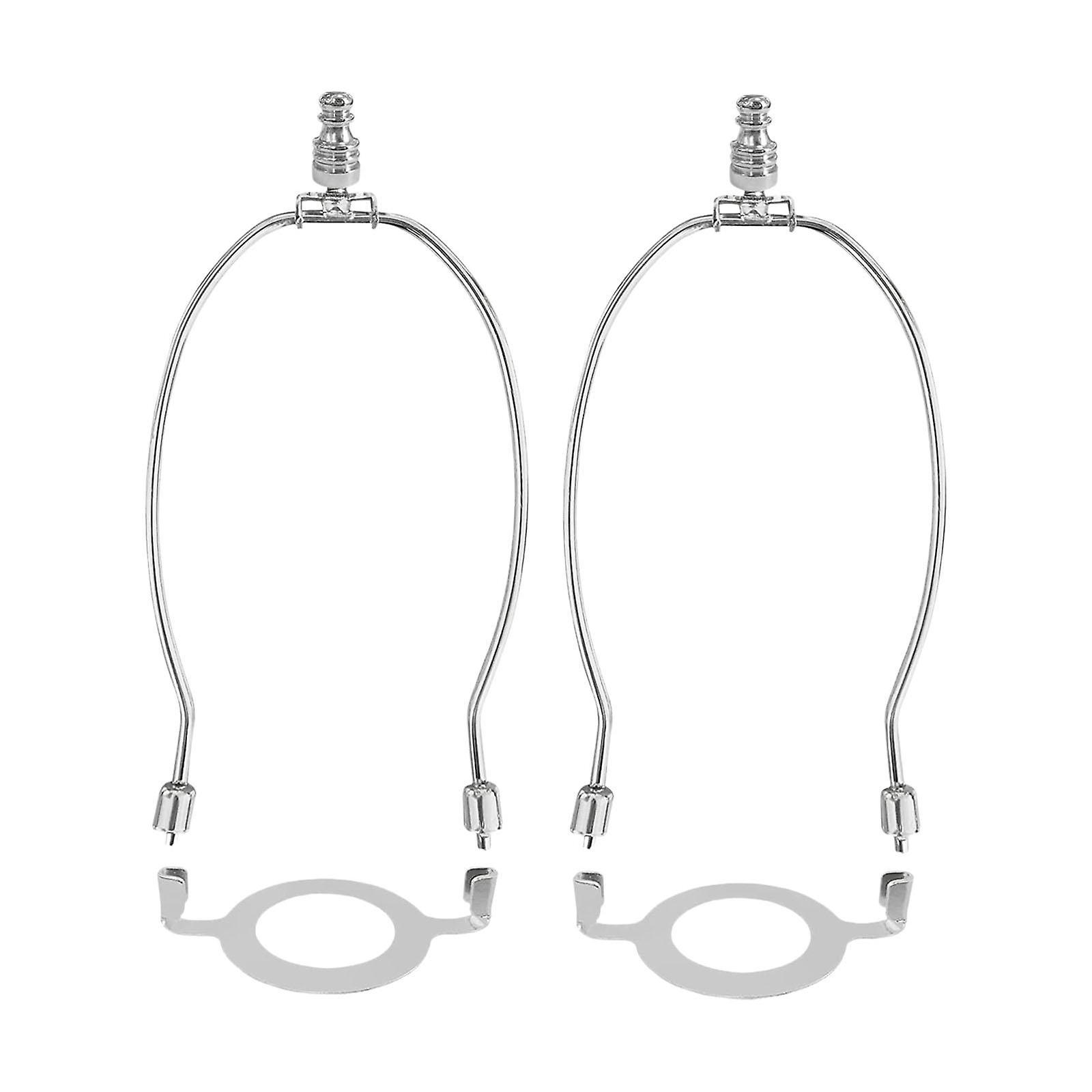 2 Pieces Lamp Shade Harp Holder E26 Light Fitting Harps for Table/Floor Lamp Black