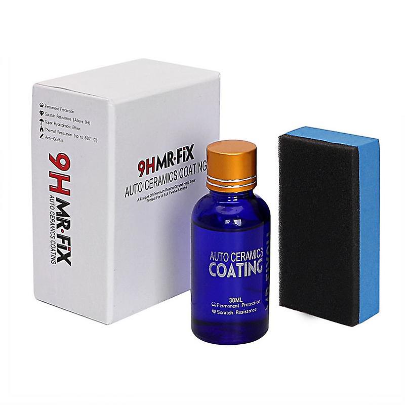 طلاء سيراميك السيارة المضاد للخدش طلاء السيارة مع الإسفنج 30 مل مانع التسرب الواقي البولندي للسيارات قوارب الدراجات النارية Rvs