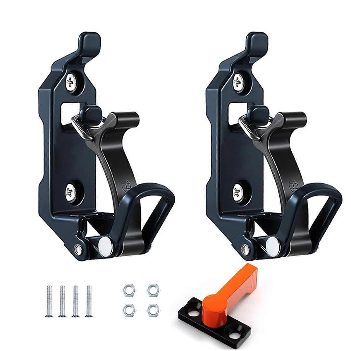2pcs Shovel Mount for Roof Rack Mount Shovel Mount Brackets Accessories Wall Mounting Versatile Bla