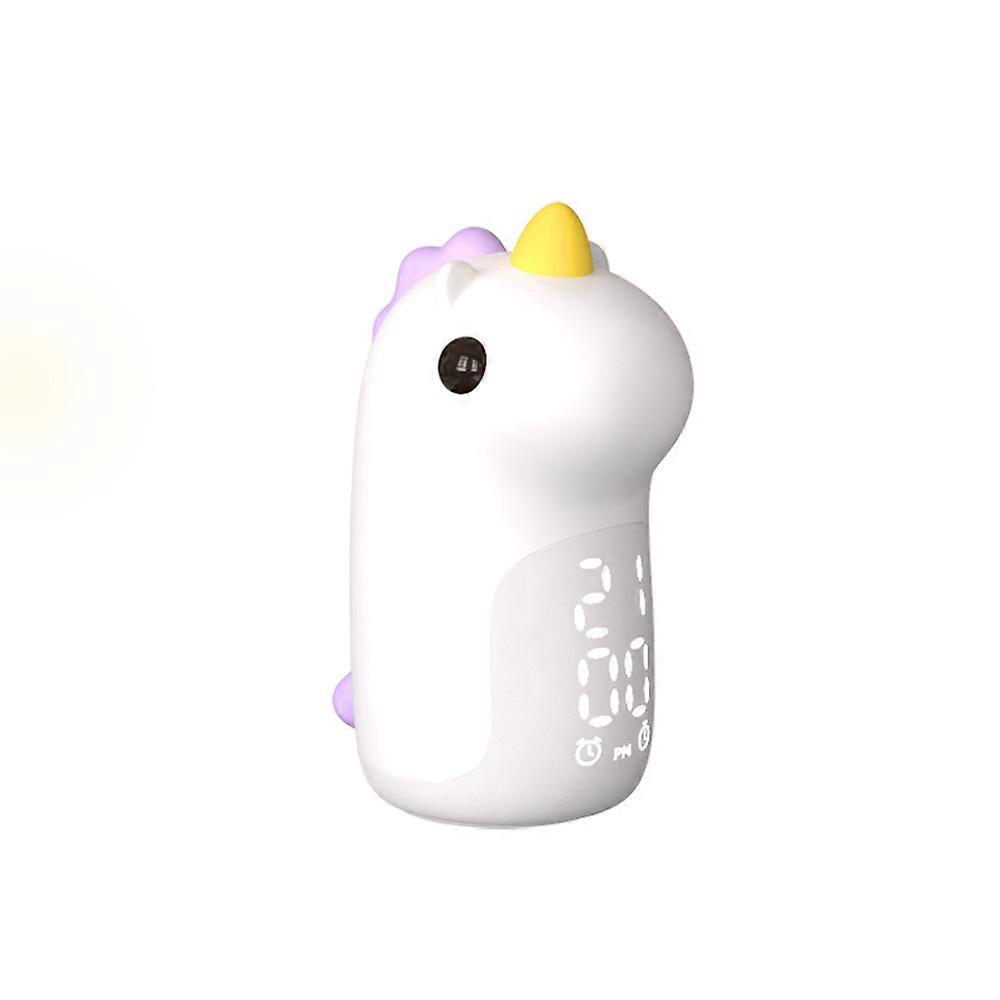 Rechargeable Unicorn Kids Alarm Clock With Night Light FunctionpurplePurple