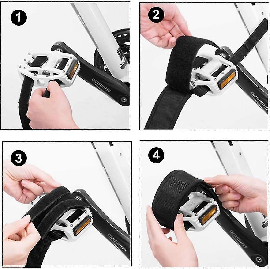 Gear Bike Bicycle Cycling Pedal Toe Straps Foot Clip Straps Binding