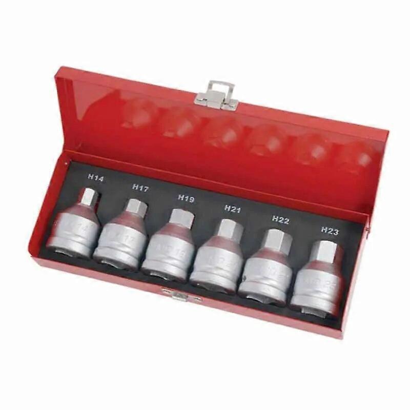 VT13246 6pc Hex Bit Set 3/4" Drive Socket Kit 14~23mm DC161321