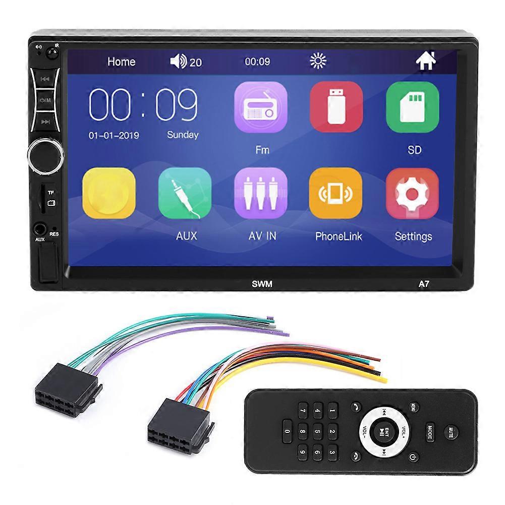 7in 2 DIN TFT Bluetooth Car MP5 Player HD Phone Interconnection MP3 Radio SWM A7 for Android/IOS E2U811