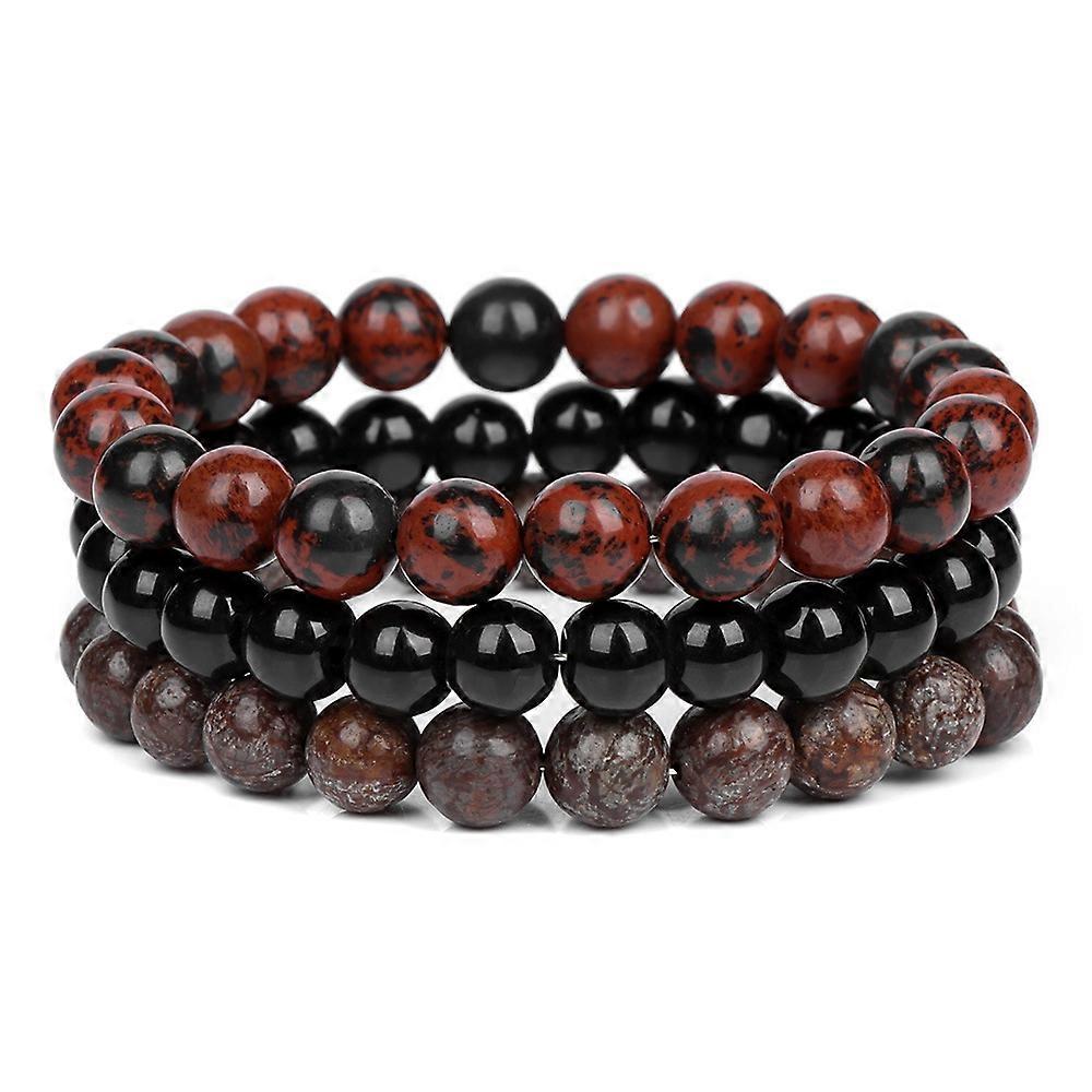 Bracelet - Onyx Stone String Bracelet - Simple, Elegant