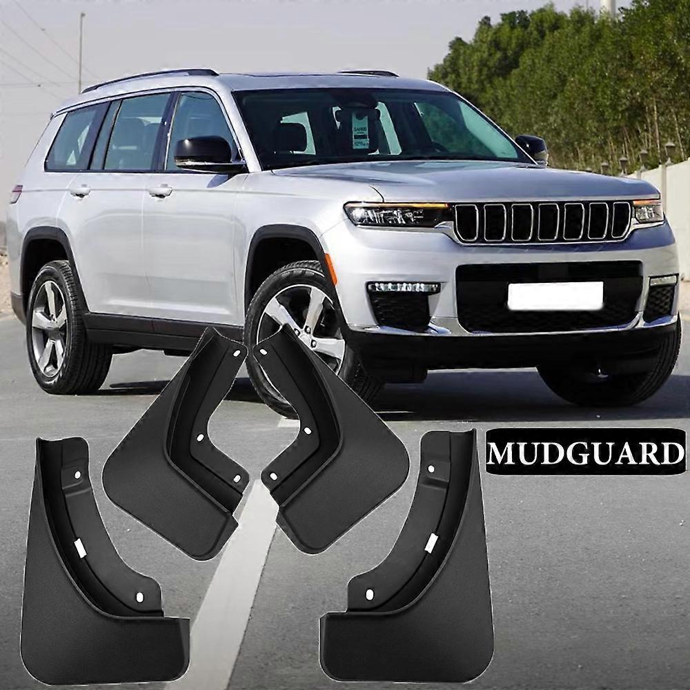 تصميم السيارة لجيب جراند شيروكي 2022 - العجلات الخلفية الأمامية Splash Mud Guards Mudflaps حماية واقيات الطين ملحقات الحاجز
