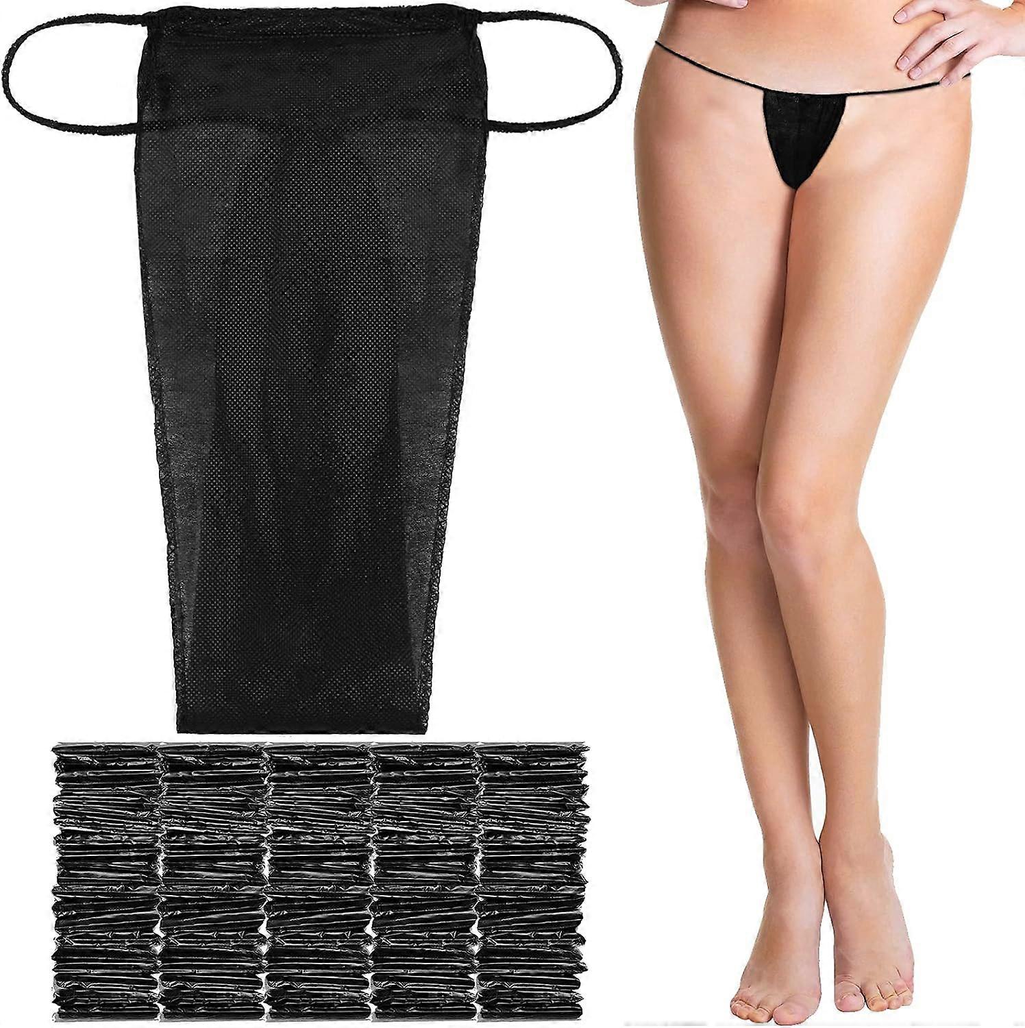 100 قطعة سراويل ثونغ غير منسوجة يمكن التخلص منها ملابس داخلية سبا نسائية يمكن التخلص منها بشكل فردي حزمة ل