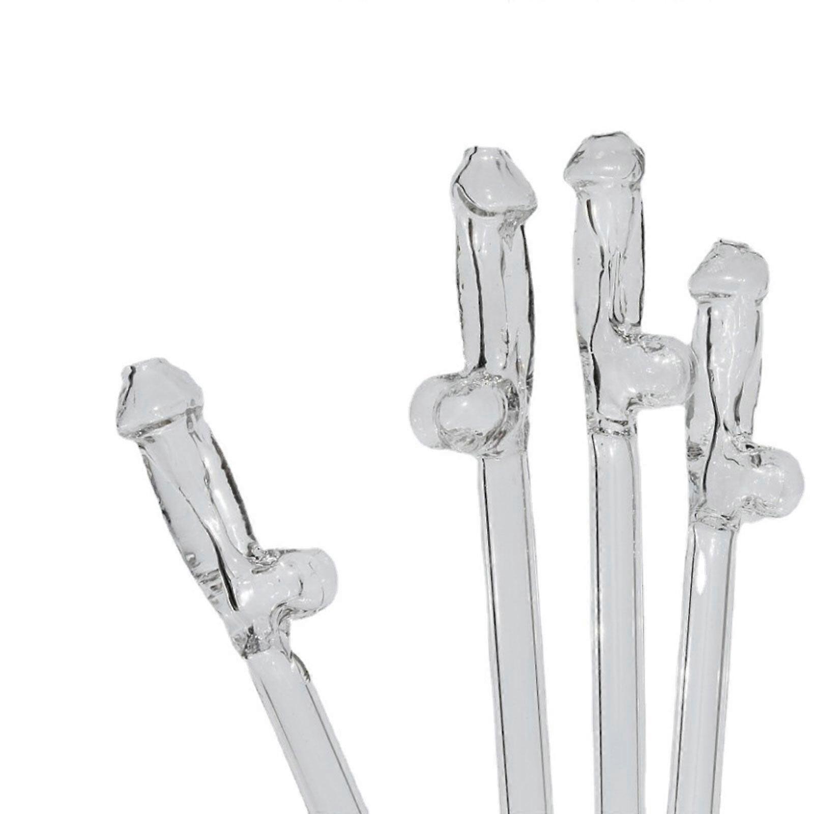 Reusable Glass Drinking Straw with Cute Pattern, High Borosilicate Straws for Hot and Cold Drinks