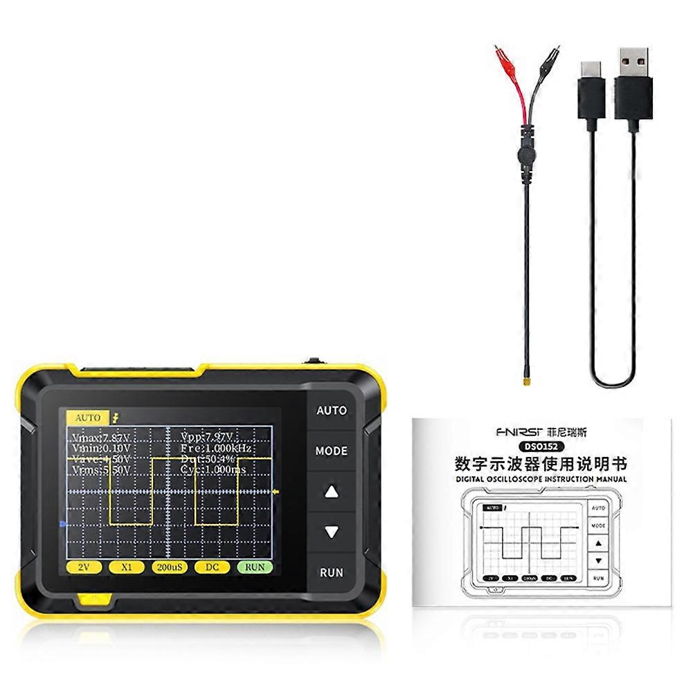 Oscilloscope 152 Handheld Mini Oscilloscope Portable Digital Oscilloscope for Beginners Teaching and Repairing,A