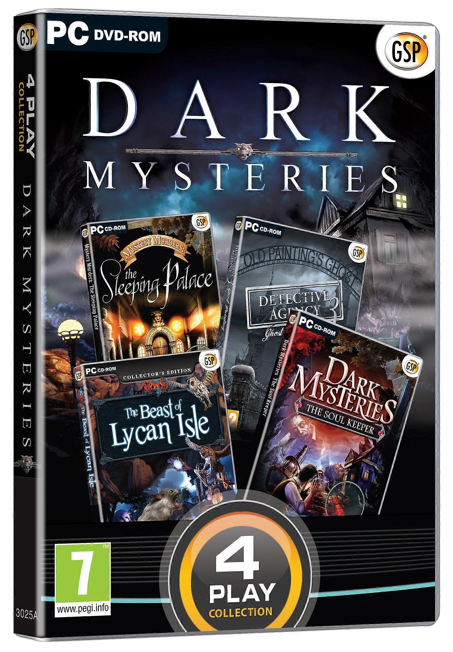 4 Play Collection - Dark Mysteries (PC DVD) - New & Sealed