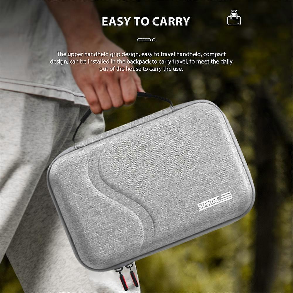 Grey RC-N2/3 Remote Control Storage Bag Portable Bag Outdoor Handheld Nylon Bag For DJI NEO Compatible RC-N2/RC-N3 Remote Control