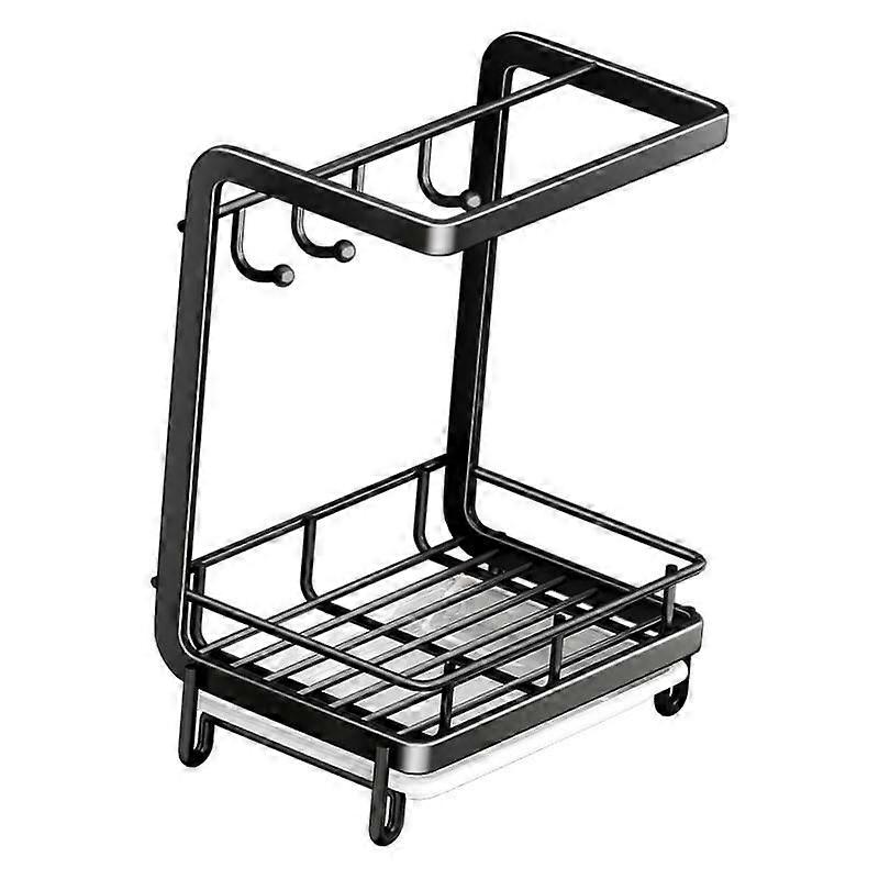 Sink Dish Drying Rack Storage Kitchen Sponge Holder for Kitchen Brush Sponge