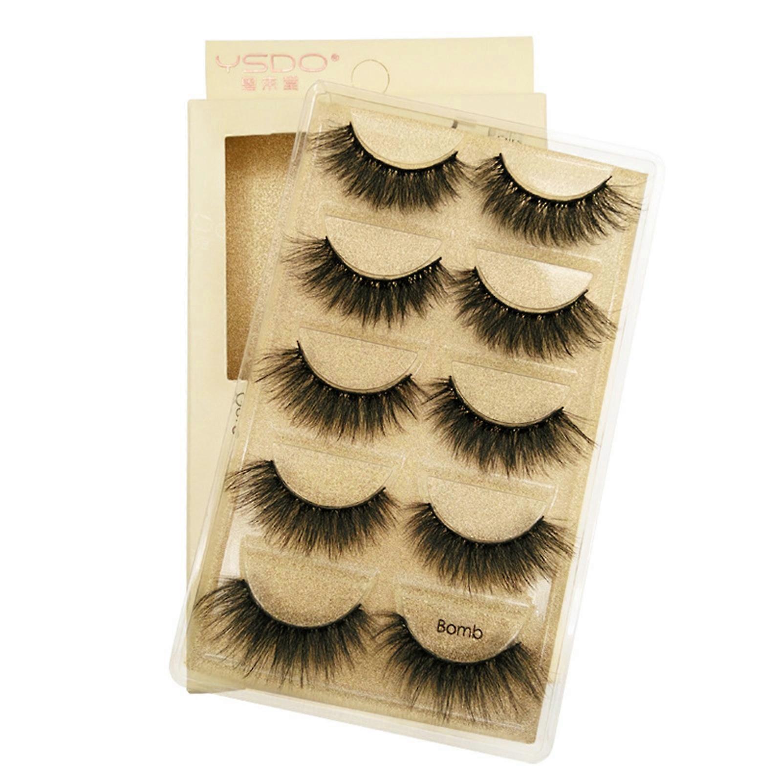 Mink Soft Valse Wimpers Natuurlijke Lange En Slanke Wimpers 5 Stijlen