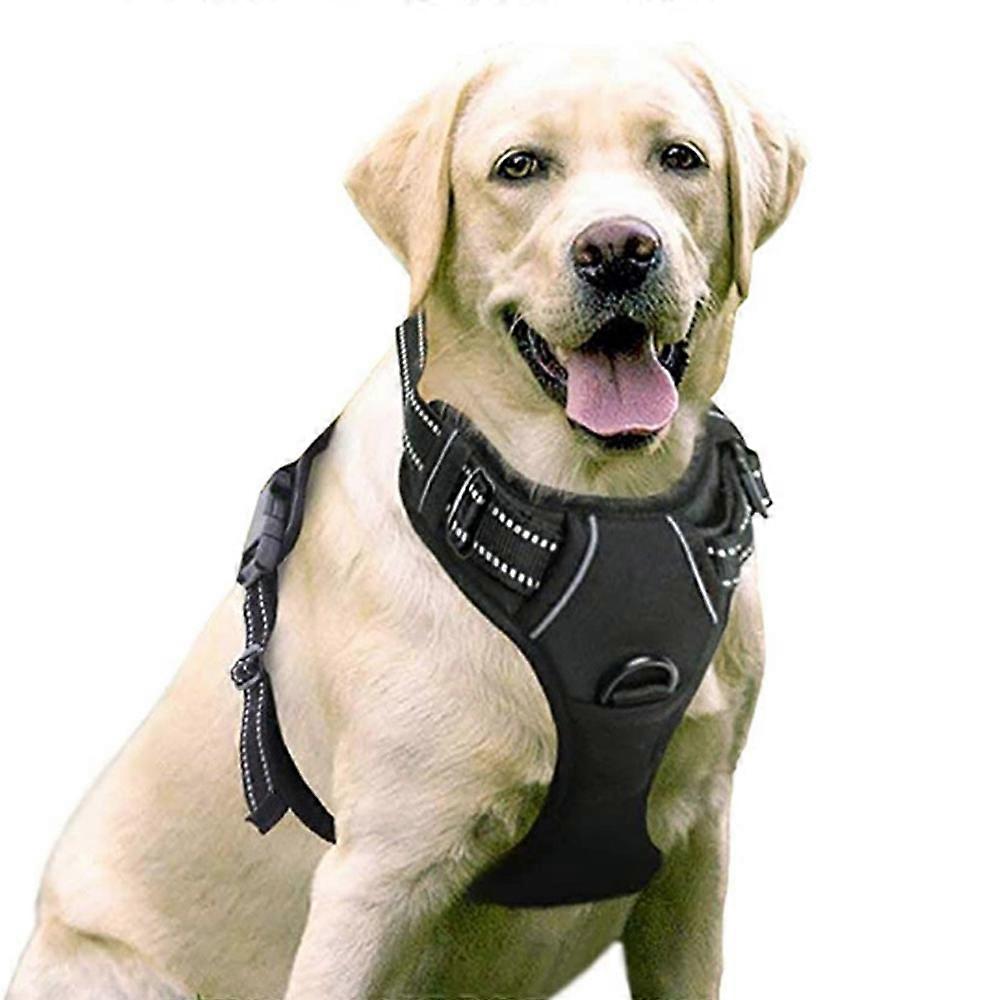 No Pull Dog Harness Front Clip Heavy Duty Reflective Easy Control Handle for small Dog Walking
